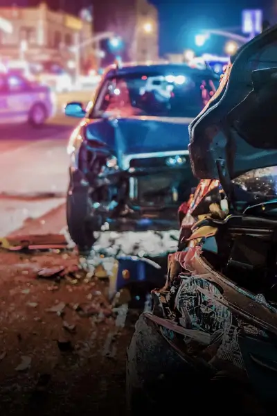 Motor Vehicle Accidents 1 a car crash with a wrecked car